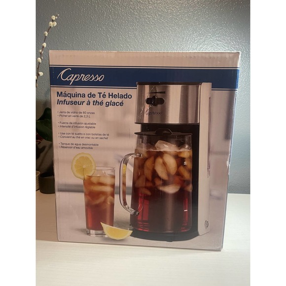 Capresso 80 oz. Ice Tea Maker with Glass Pitcher - Stainless - Picture 3 of 4